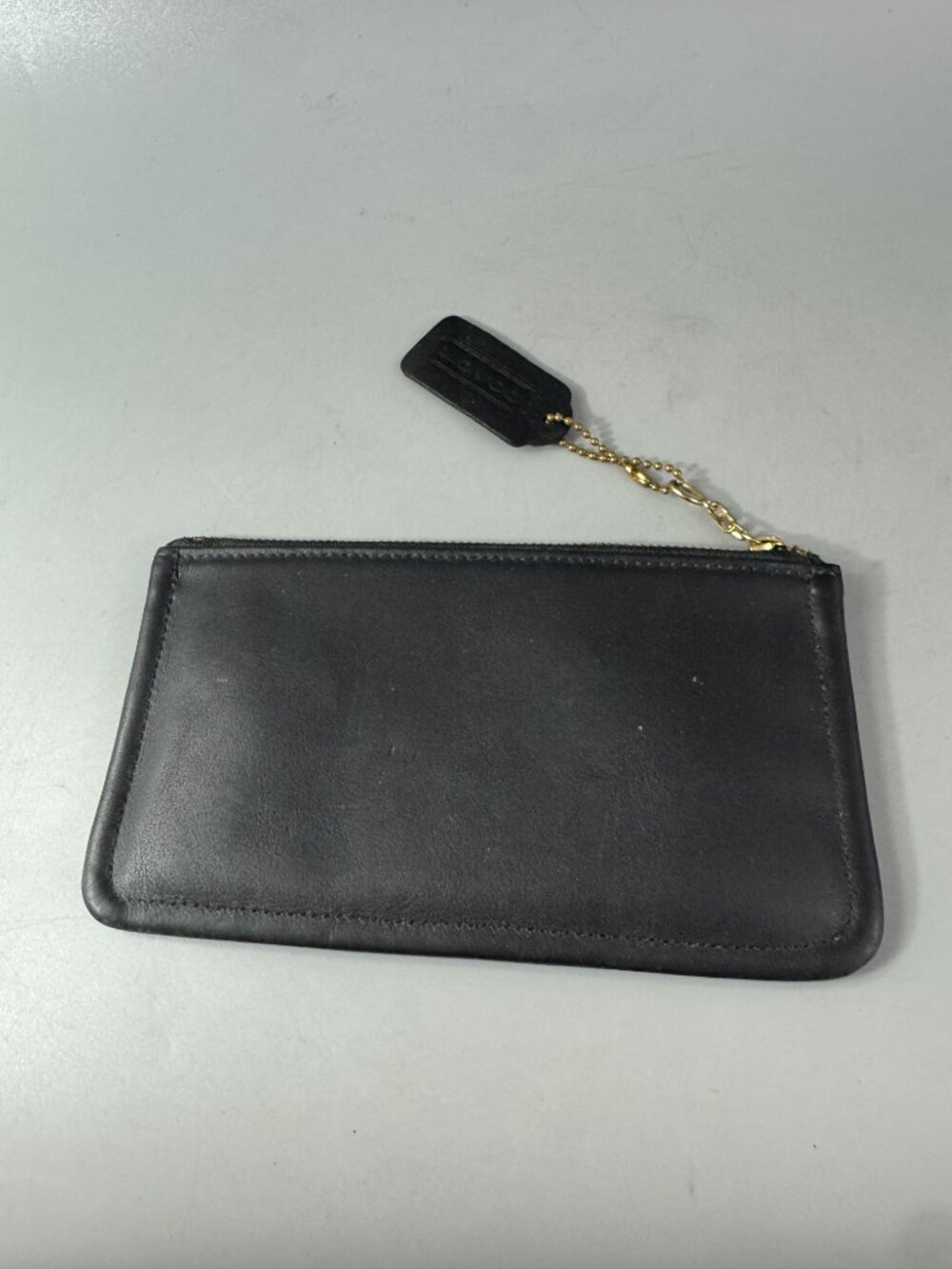 Vintage Coach Black Leather Pouch - Picture 6 of 13